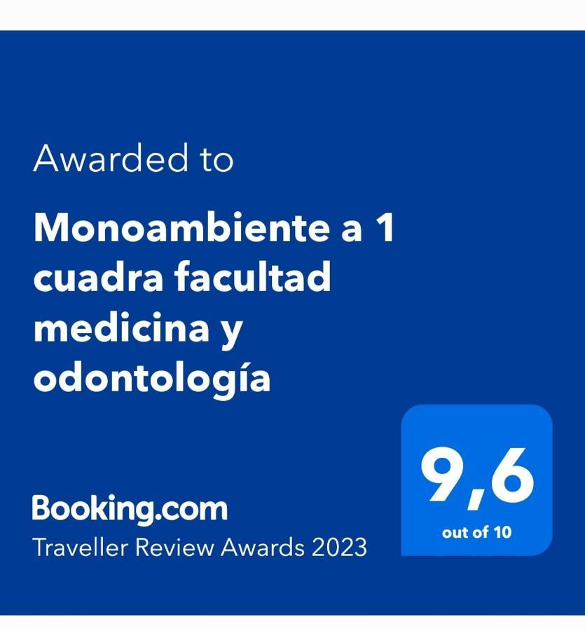 Monoambiente A 1 Cuadra Facultad Medicina Y Odontologia Appartamento Rosario Esterno foto